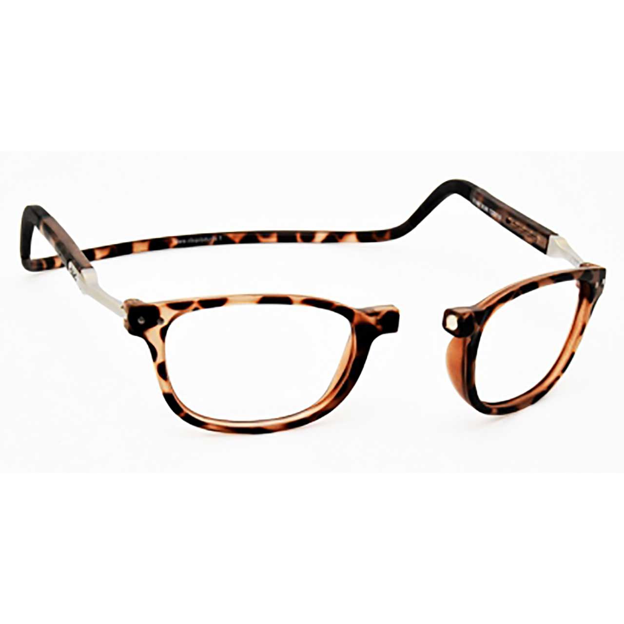 Clic_Flex_Wallstreet_Tortoise CLIC Flex Wallstreet Magnetlesebrille