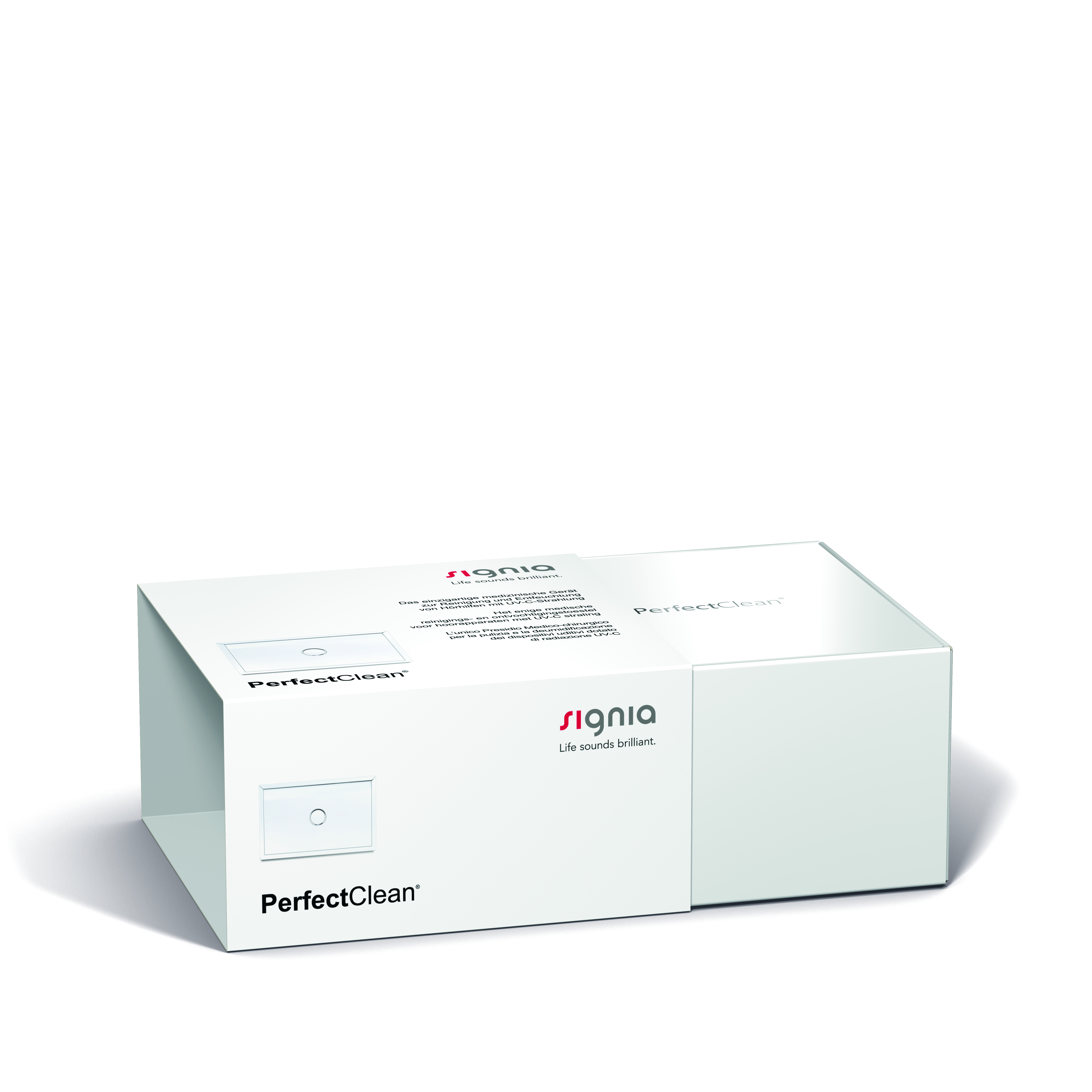 52_PerfectClean_CMYK SIGNIA PerfectClean - elektrisches Reinigungsgerät für Hörgeräte