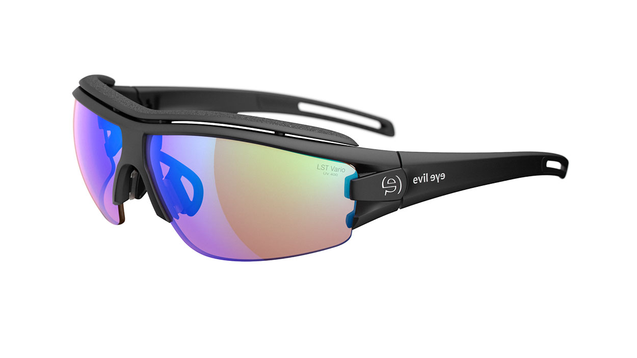 9300 - Black Matt / LST bright VARiO blue mirror (1-3)