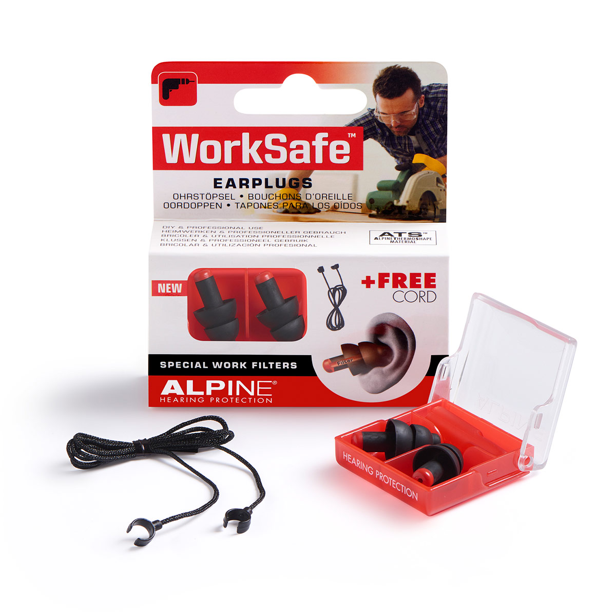 Alpine WorkSafe Gehörschutz (1 Paar)