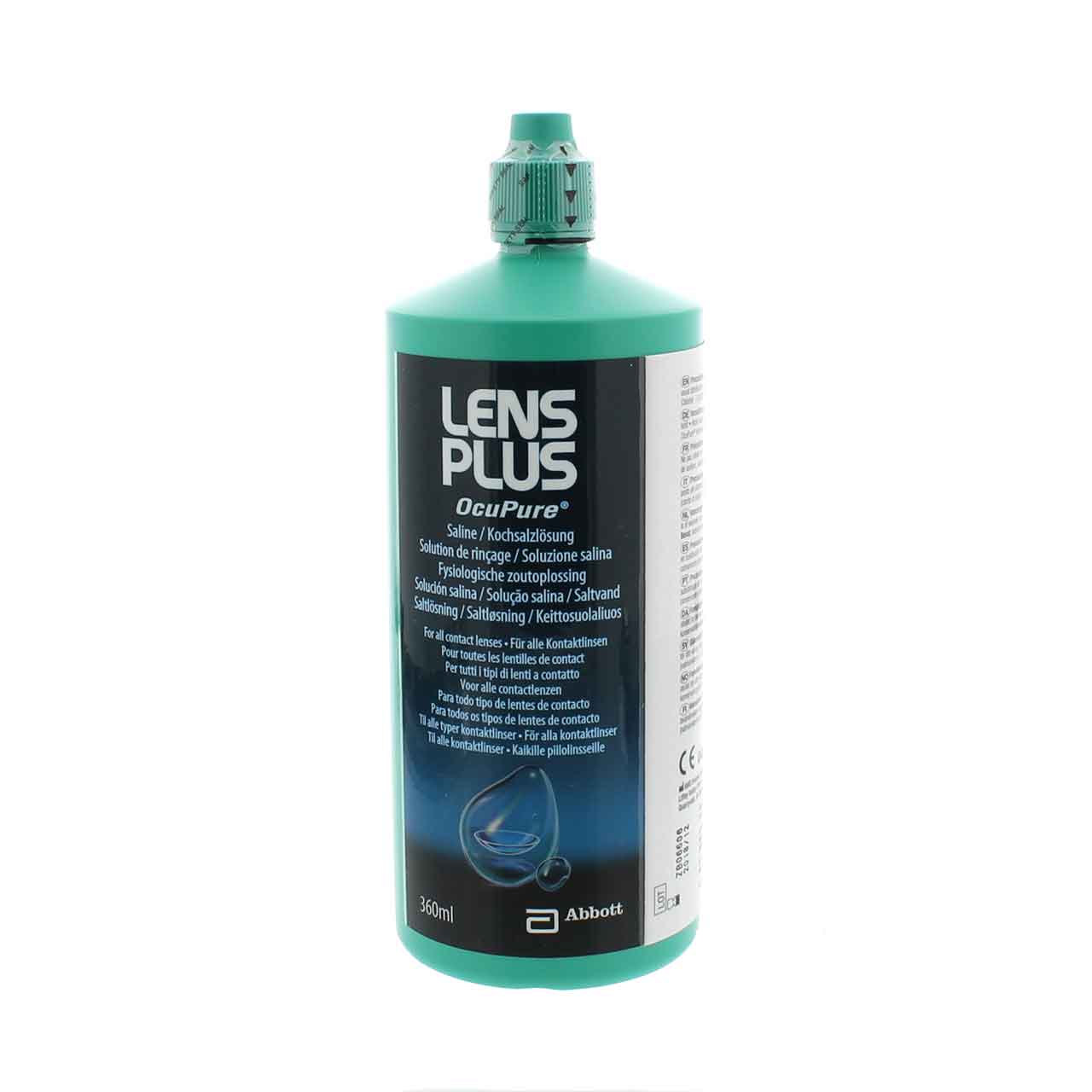 Pflegemittel_LensPlus_360ml Lens Plus OcuPure Saline Kochsalzlösung
