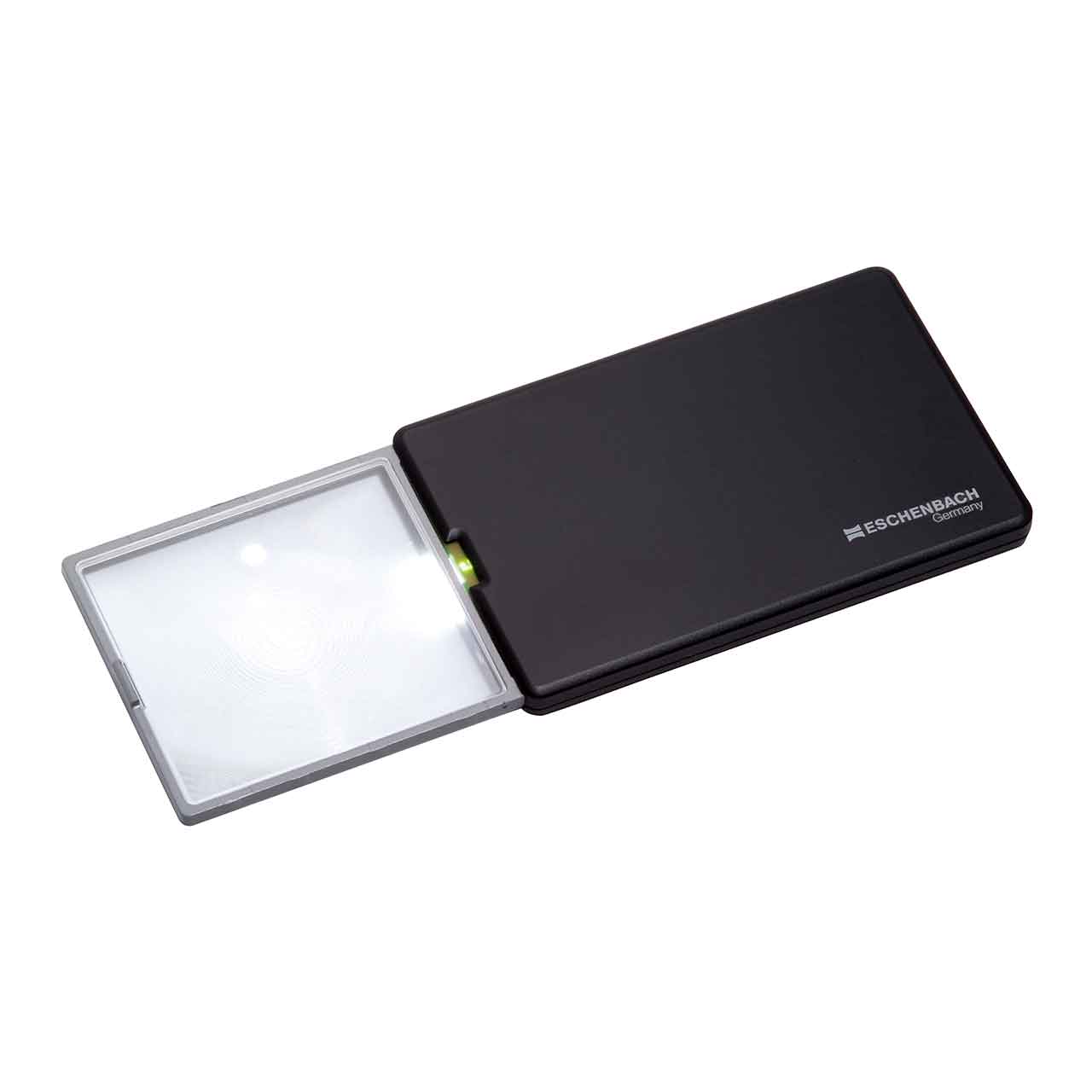 Eschenbach_EasyPocket_Schwarz_offen Eschenbach EasyPocket LED Taschenleuchtlupe