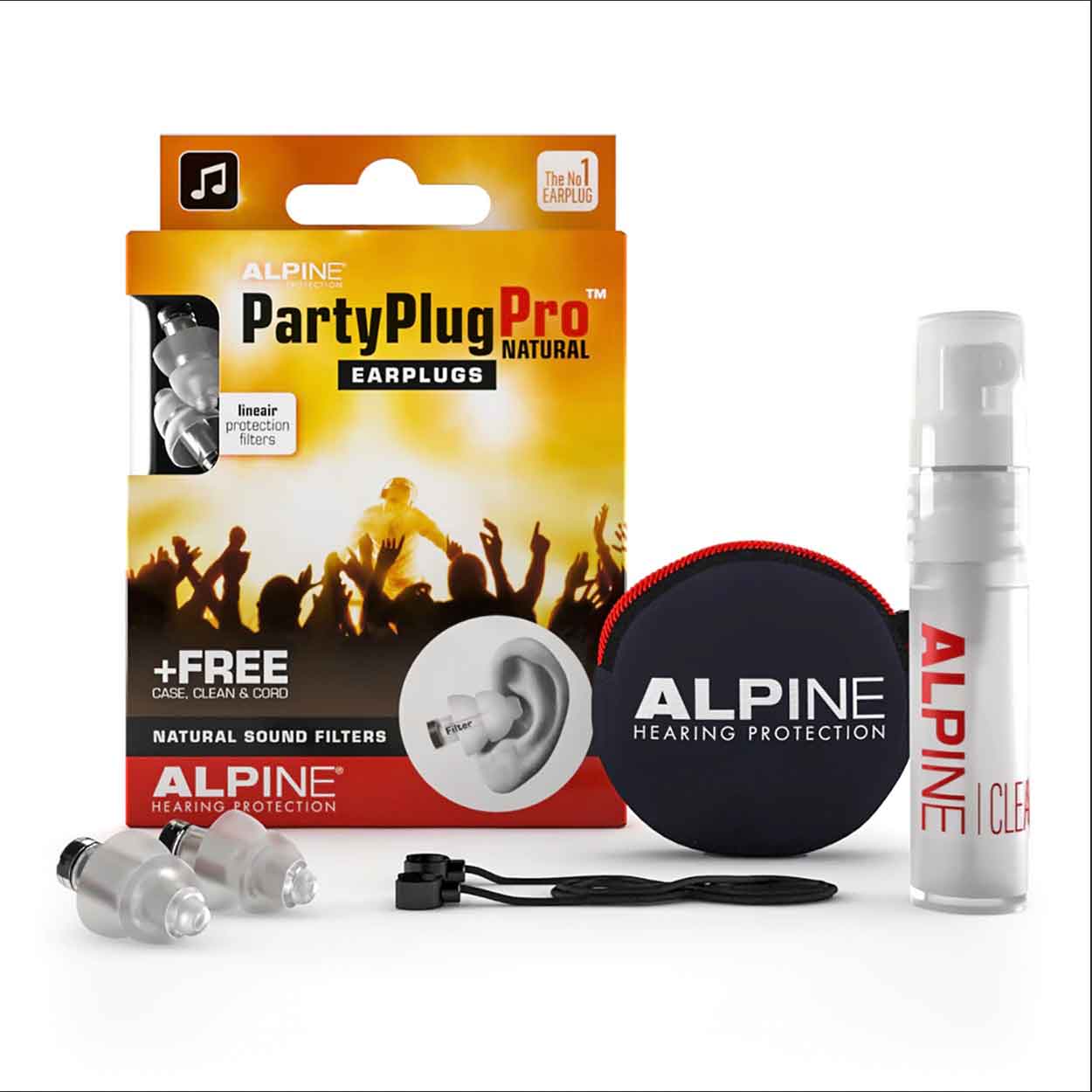 Alpine PartyPlug Pro Natural Gehörschutz (1 Paar)