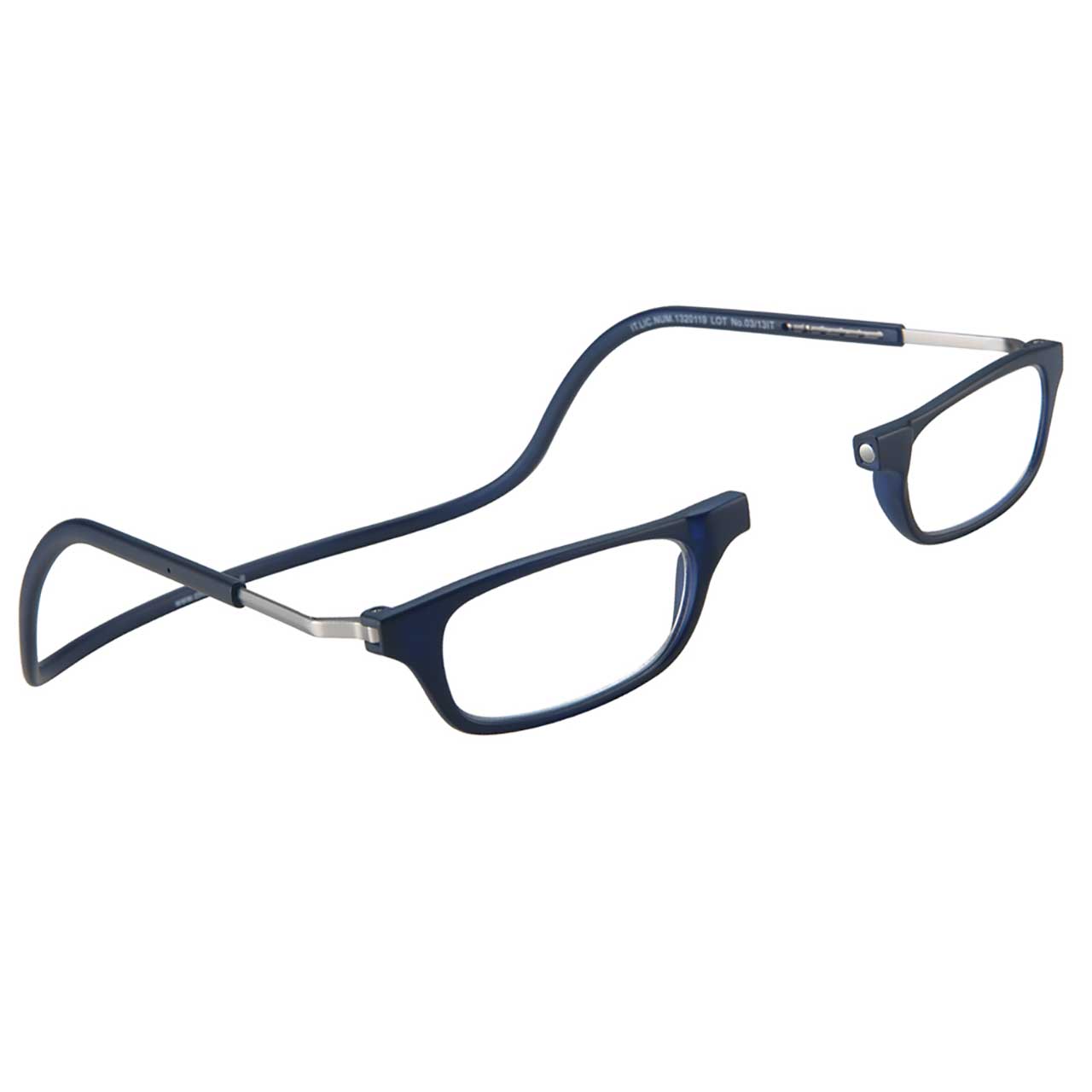 CliC_XL_Frosted_Reflex_Blue CLIC XL Frosted Magnetlesebrille