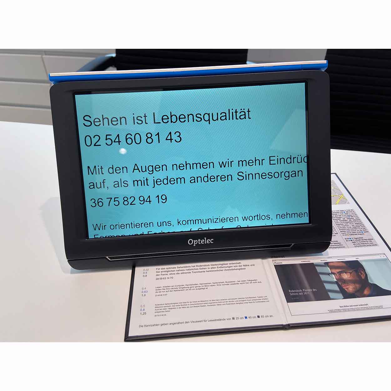 Optelec_Compact_10_HD_Speech_Leselupe_6 Optelec Compact 10 HD elektronische Leselupe