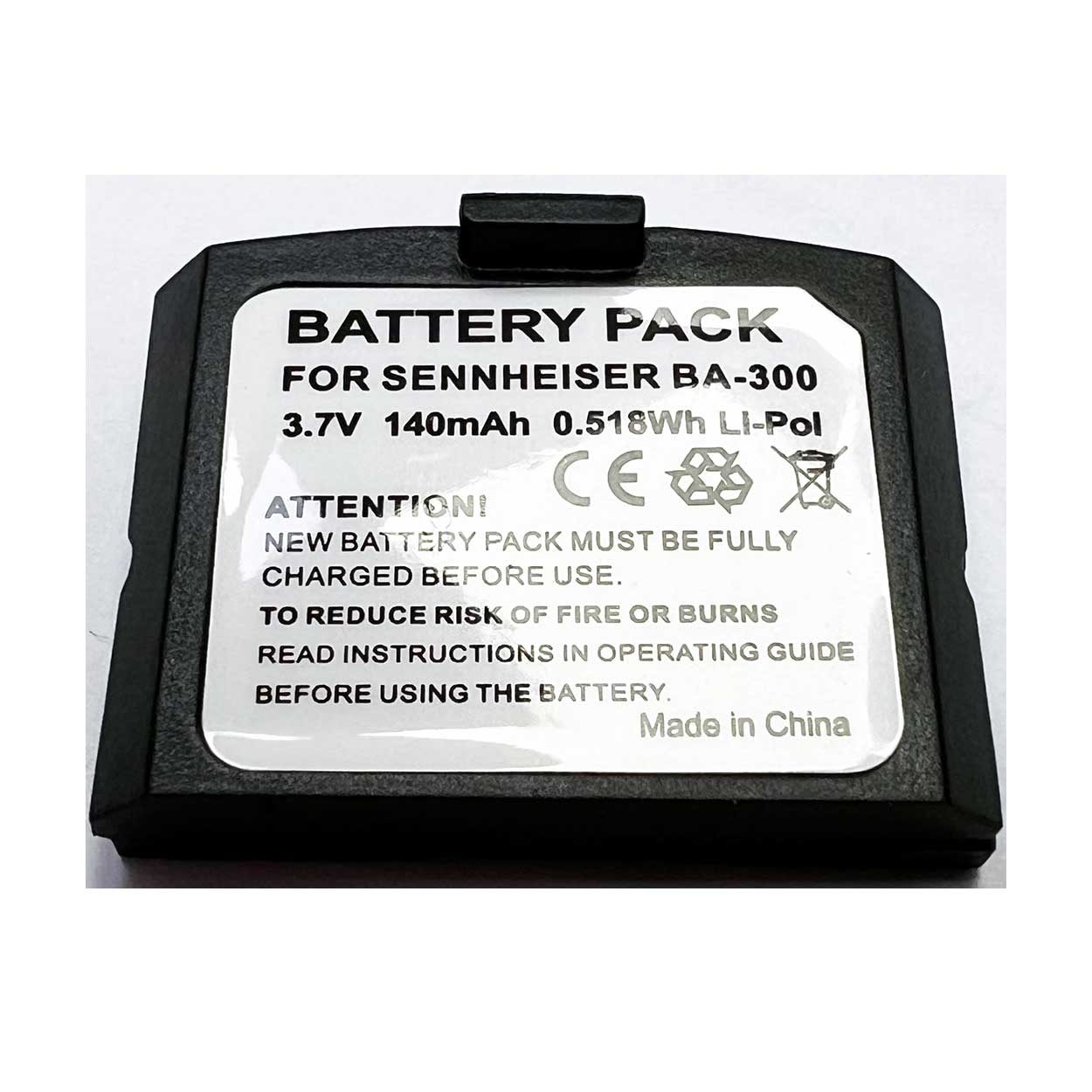 Alternativ Akku für Sennheiser Akku BA 300 Alternativ Akku für Sennheiser Akku BA 300