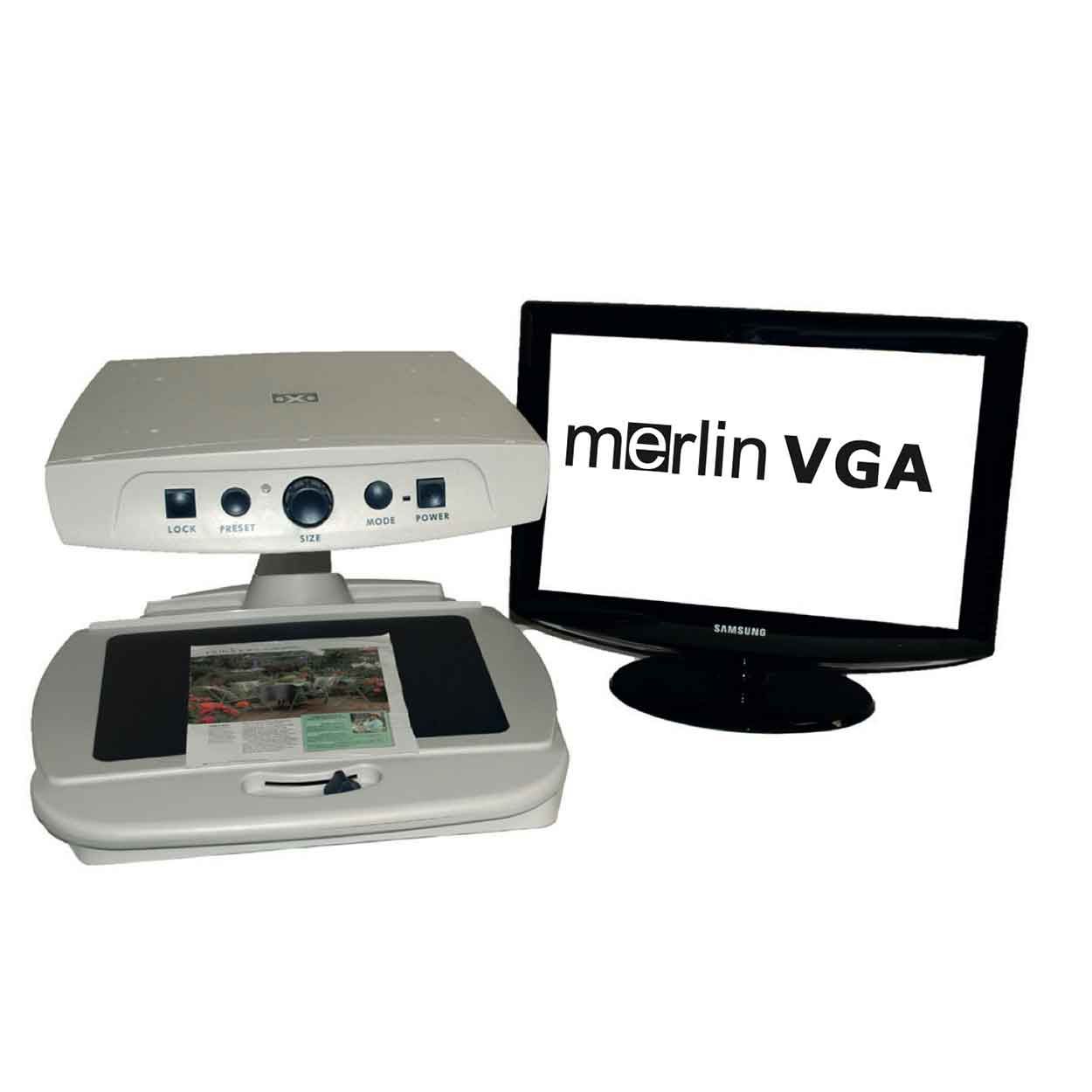 EV Optron Merlin Basic Bildschirmlesegerät mit Monitor