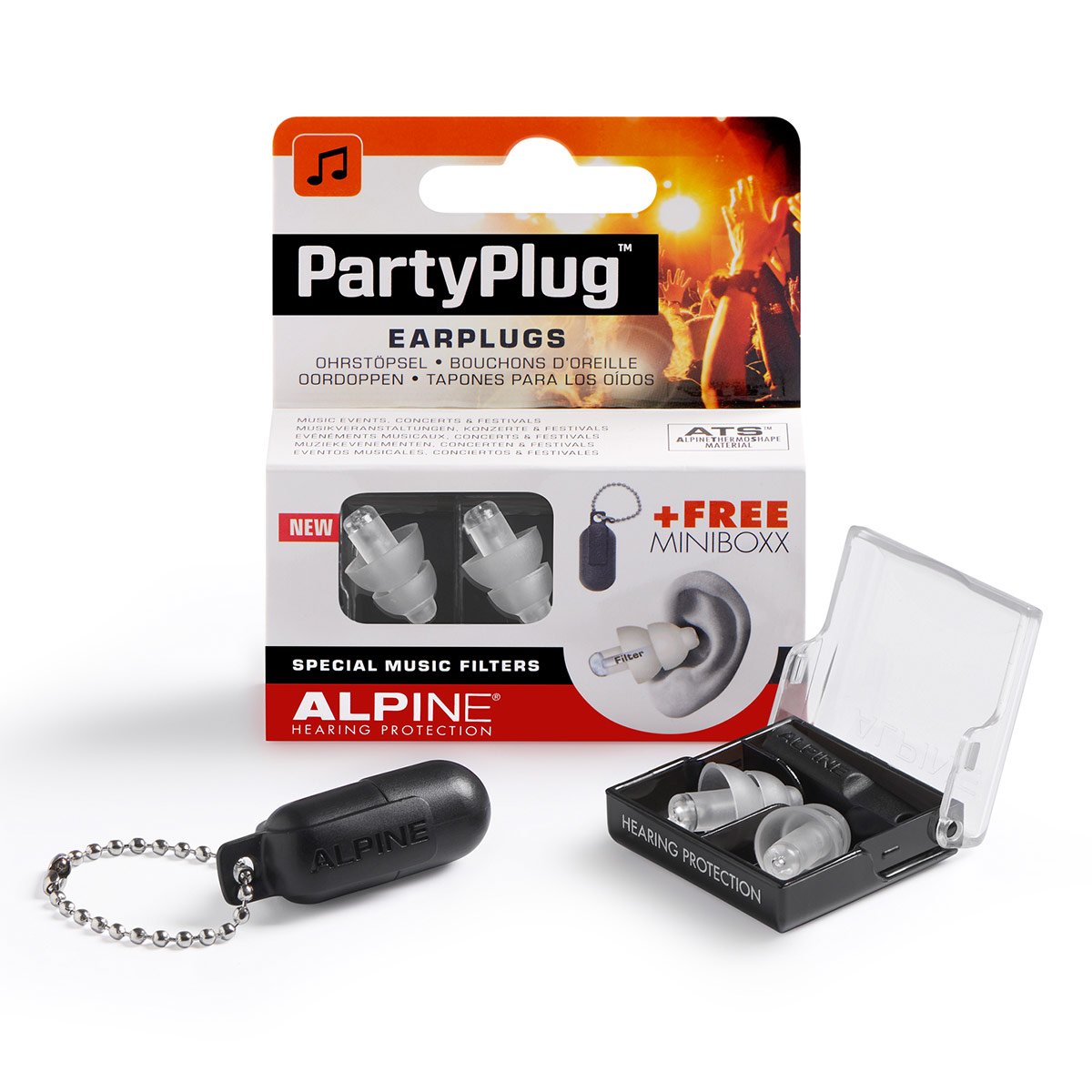 partyplug-transparent-alpine-gehorschutz7yXj8jkLQmRLh Alpine PartyPlug Gehörschutz (1 Paar)
