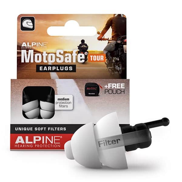 Motosafe-tour-motorrad-ohrstoepsel-alpine-gehoerschutz Alpine MotoSafe Tour Gehörschutz (1 Paar)