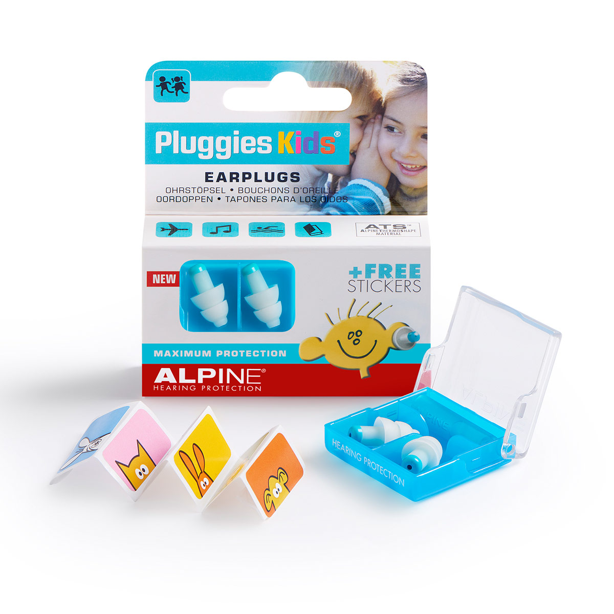 Alpine Pluggies Kids Gehörschutz (1 Paar)